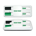 Dry Erase Gear Marker & Eraser Set with Black & Green Dry Erase Markers